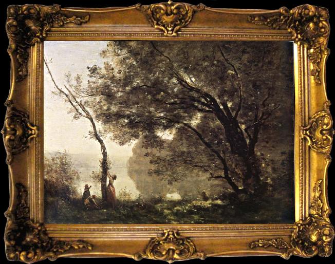 framed  Corot Camille I remember of Mortefontaine, Ta026